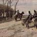 Three Cavalry Men on a Road